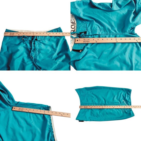 Vtg Body Glove Board Shorts Mens L Blue Y2K Surf Swim Trunks Cargo Beach Summer - Picture 12 of 12